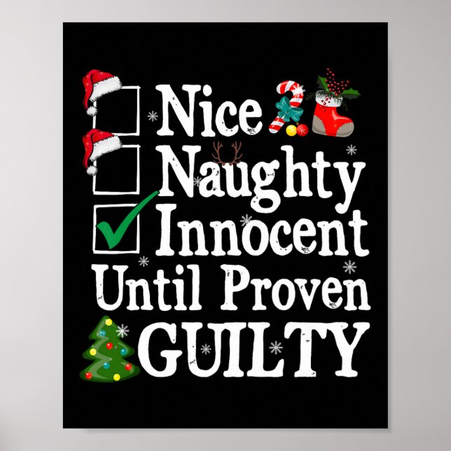 Poster Nice naughty innocent jusqu'à preuve de culpabilit (Devant)