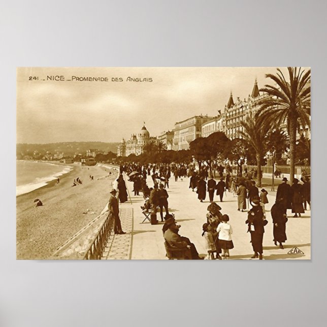 Poster, Nice, Promenade des Anglais Poster (Front)