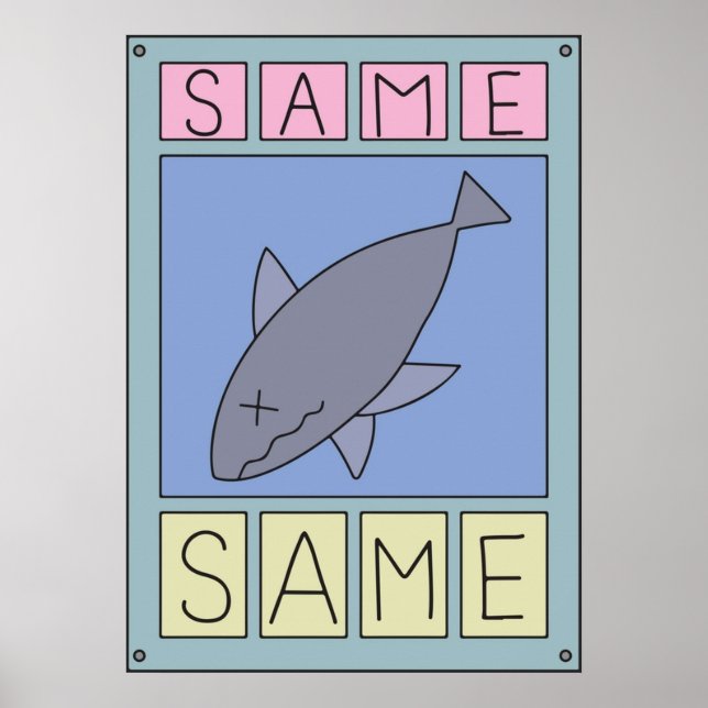Poster Nichijou Même Requin (Devant)