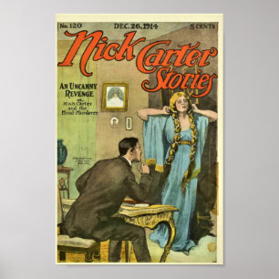 Poster Nick Carter Stories 120 - Une Insolite Revenge