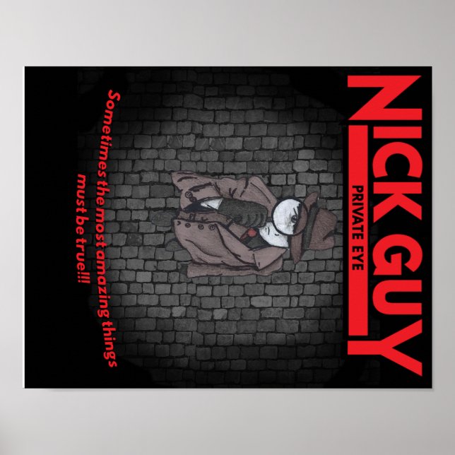 Poster Nick Guy, oeil privé (Devant)