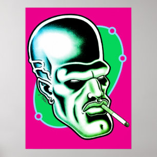 Poster Nick Nebulon™/Rose Chaud