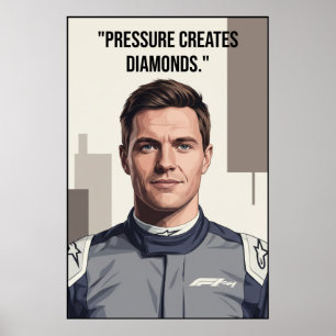 Poster Nico Hülkenberg Racing Vector - Motivationnel