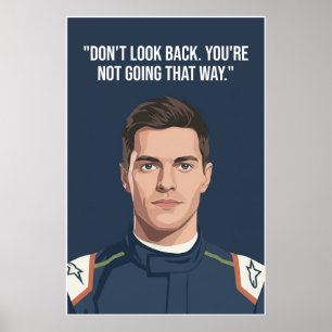 Poster Nico Hülkenberg Racing Vector – Ne regardez pas en