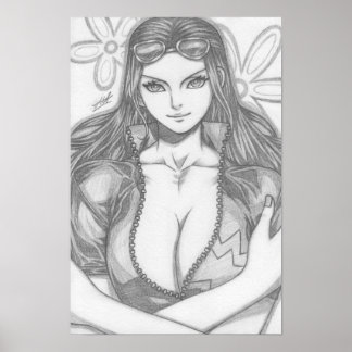 Poster Nico Robin ~ Enfant du Diable