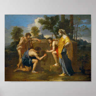 Poster Nicolas Poussin - Et in Arcadia ego