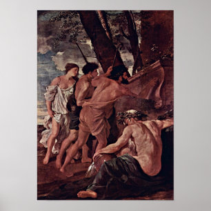 Poster Nicolas Poussin - Les bergers d'Arcadie