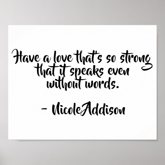 Poster Nicole Addison cite (Devant)