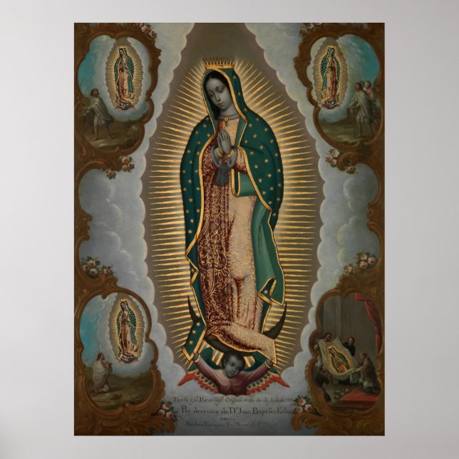 Poster Nicols Enrquez La Vierge de Guadalupe (Devant)