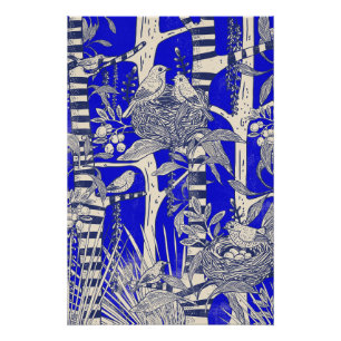 Poster Nid d'oiseaux