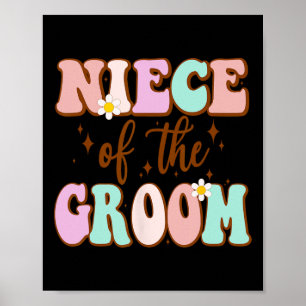 Poster Nièce super Du Wedding shower Groom De Groo