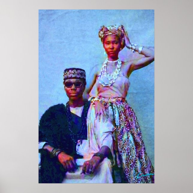 Poster Nigerian Couple Portrait (Devant)