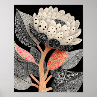 Poster Night Bloom #3 - 4x5 Digital Download