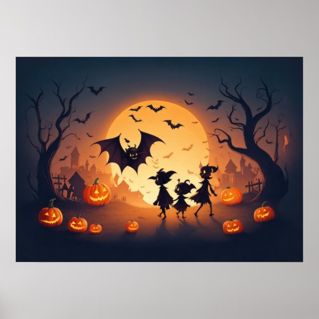 Poster Night d'Halloween (Devant)