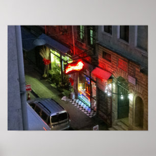 Poster Night in Istanbul