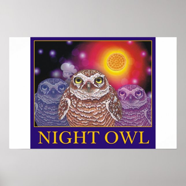 Poster Night Owl (Devant)