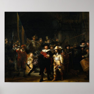 Poster Nightwatch Rembrandt Van Rijn