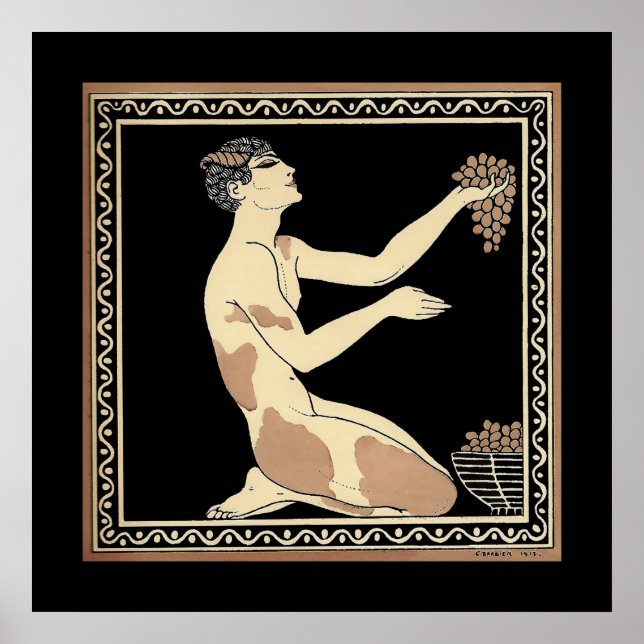 Poster Nijinsky no 3, 1913 (Devant)
