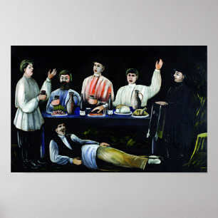 Poster Niko Pirosmani, peintre géorgien