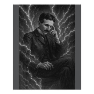 Poster "Nikola Tesla - L'esprit électrique"