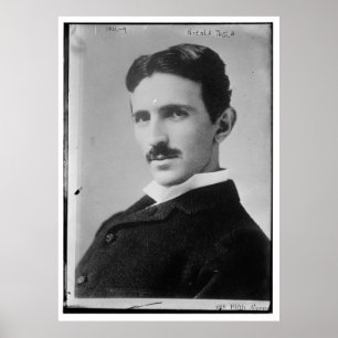 Poster Nikola Tesla Portrait