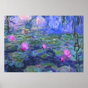 POSTER NINFEE PAR MONET