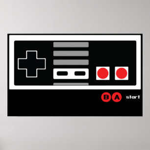 Poster Nintendo Konami - Live by Code NES