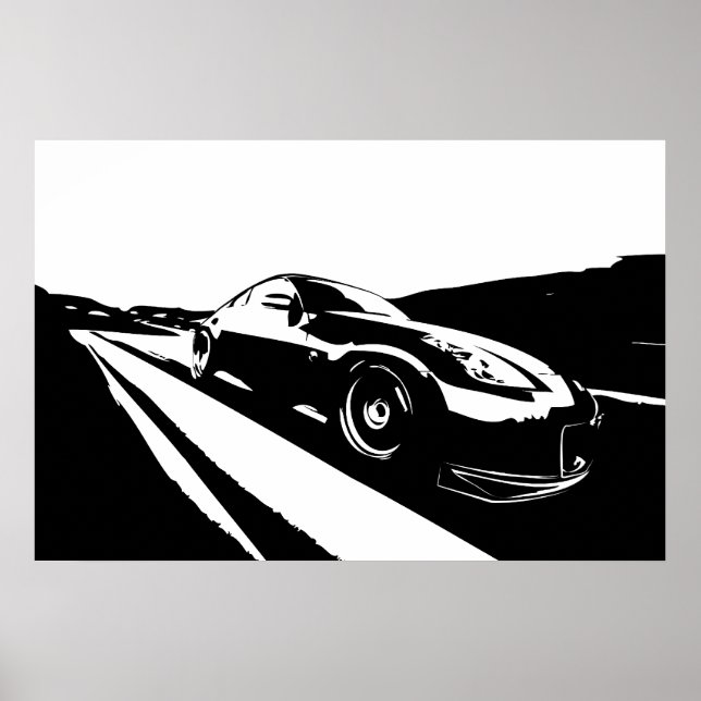 Poster Nissan 350z (Devant)