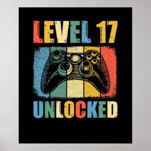 Poster Niveau 17 déverrouillé