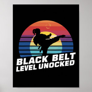 Poster Niveau Ceinture Noire Débloqué 5 