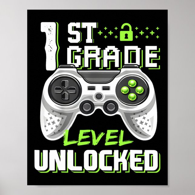 Poster Niveau De Classe Joueur Déverrouillé Premier Jour  (Devant)