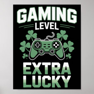 Poster Niveau De Jeu Gamer Life Extra Lucky Pour Console 