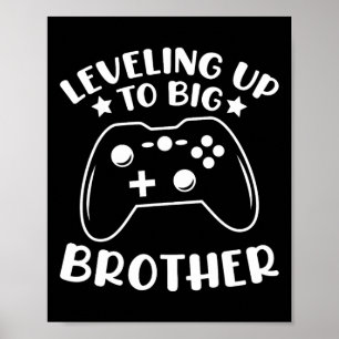 Poster Niveau Jusqu'À Big Brother Contrôleur De Jeu Vidéo