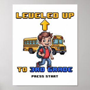 Poster Niveau supérieur 3e année Ck pour l'école drôle de