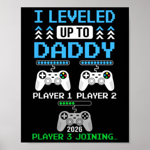 Poster Niveau Supérieur à Papa Encore Drôle Drôle Gamer P