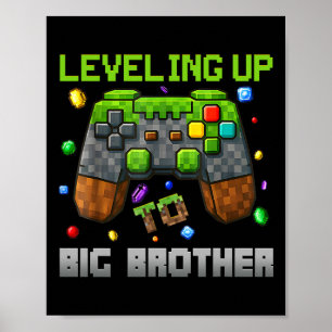 Poster Niveau supérieur au t-shirt Big Brother drôle de g