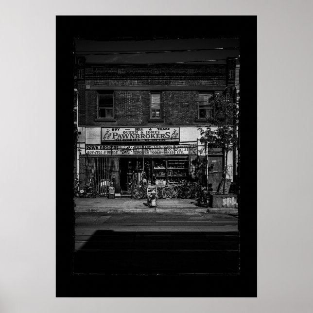 Poster No 1030 Queen St E 3 avec bordure (Devant)