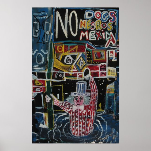 Poster No Dogs (Devant)