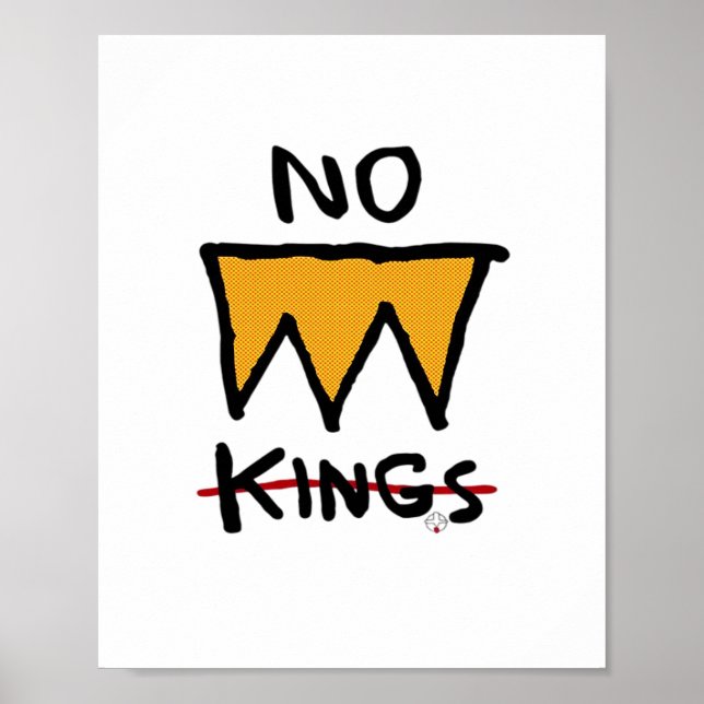 Poster No Kings Anti Classic (Devant)
