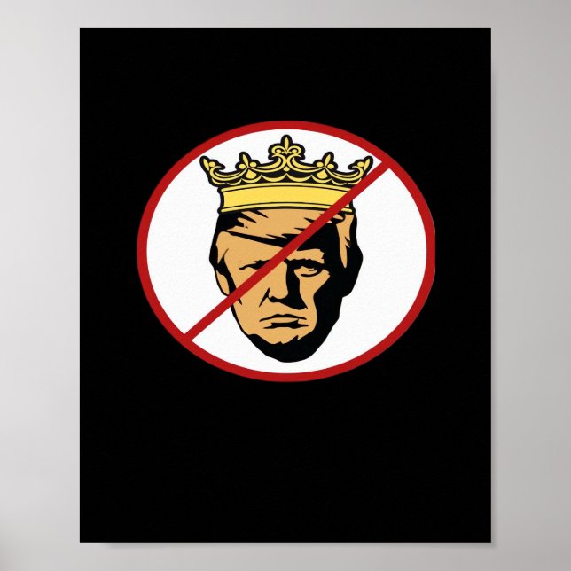 Poster No Kings Anti Creative Classic Design (Devant)