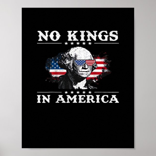 Poster No Kings In America Doge Classic Funny Meme (Devant)