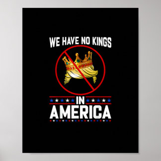 Poster No Kings In America Save I Dissent Minimal Freedom
