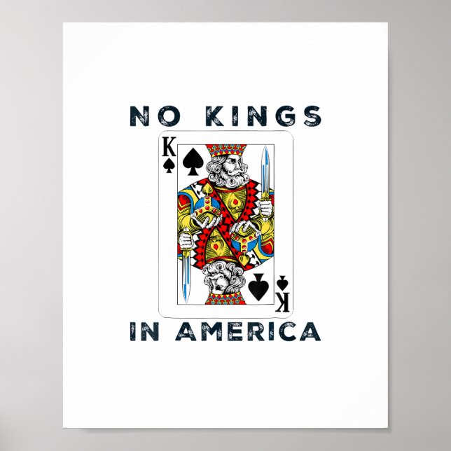 Poster No Kings In America We The People Creative Style (Devant)
