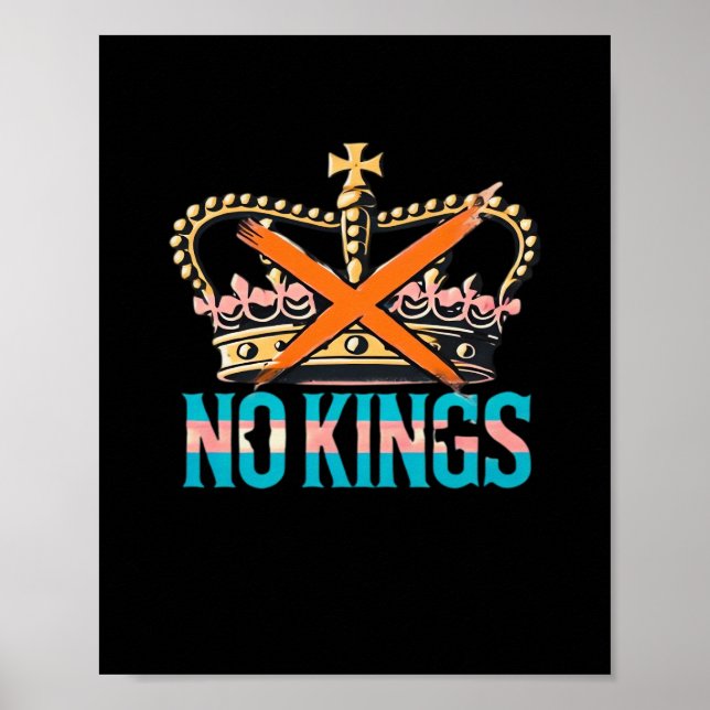 Poster No Kings No Oligarchs  (Devant)