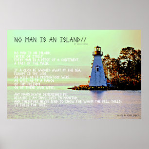 Poster No Man is An Island, par John Dunne