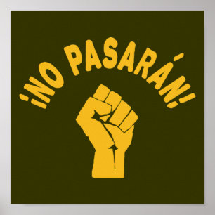 Poster No Pasaran - Ils Ne Peuvent Pas Passer