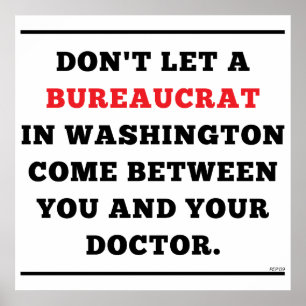 Poster No Socialized Medicine