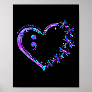 Poster No Story Should End Too Soon Suicide Prevention