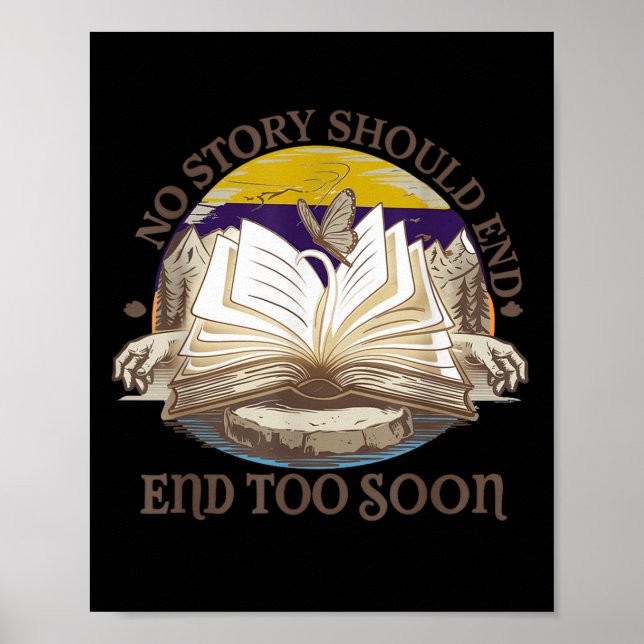 Poster No Story Should End Too Soon Suicide Prevention Aw (Devant)