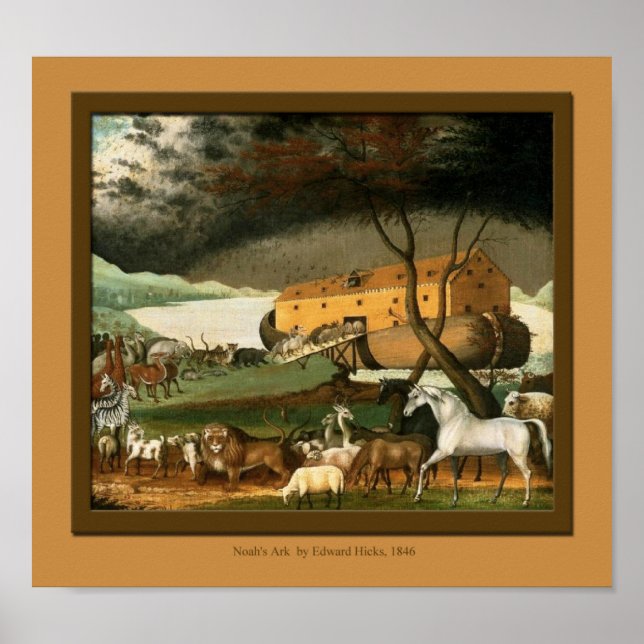 Poster Noahs Ark Fine Art Kids Room Imprimer (Devant)